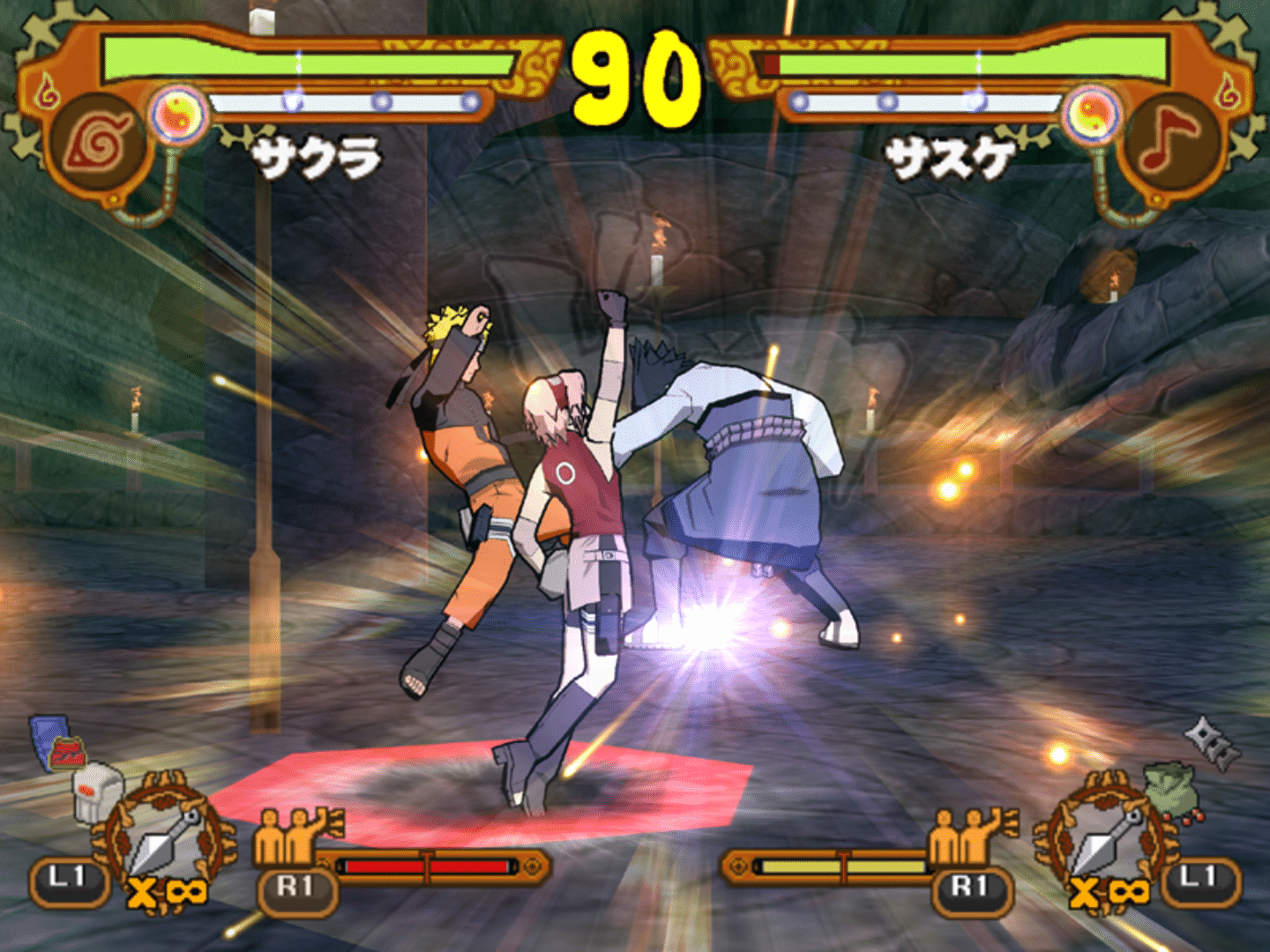 Naruto Shippuden Ultimate Ninja 5 PS2 - LISTA de TODOS OS