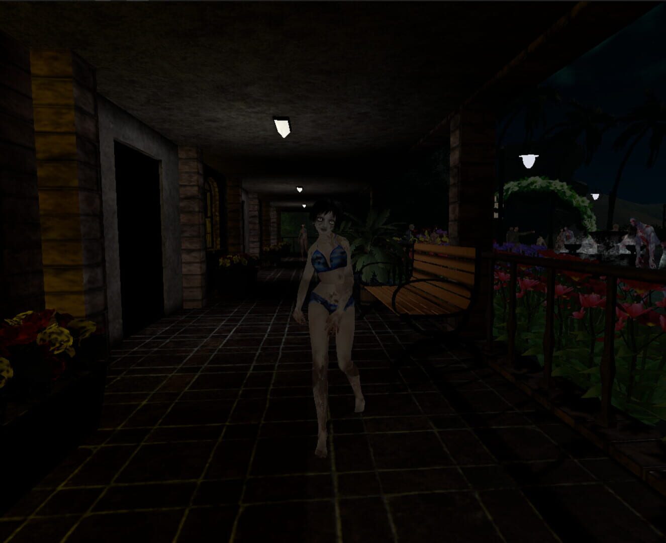 The beauties&zombies of beach for VR - Screenshot