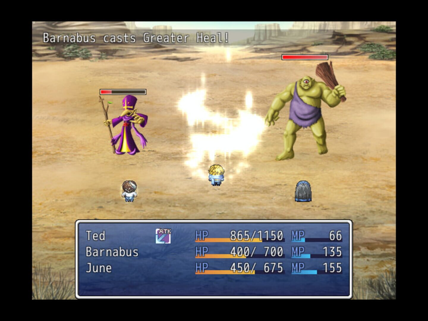 Final Warrior Quest - Screenshot