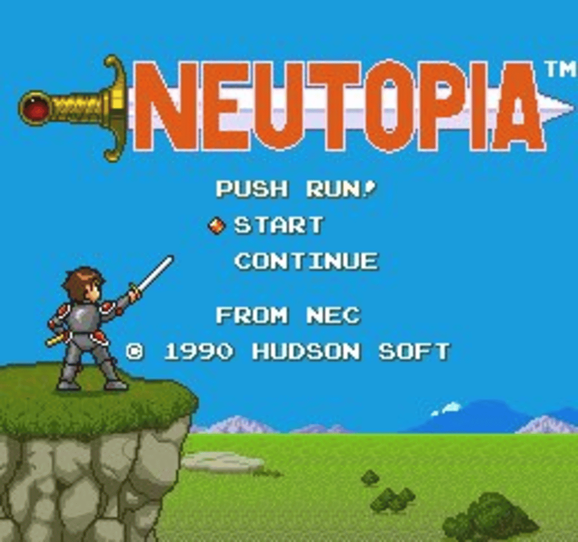 Neutopia screenshot