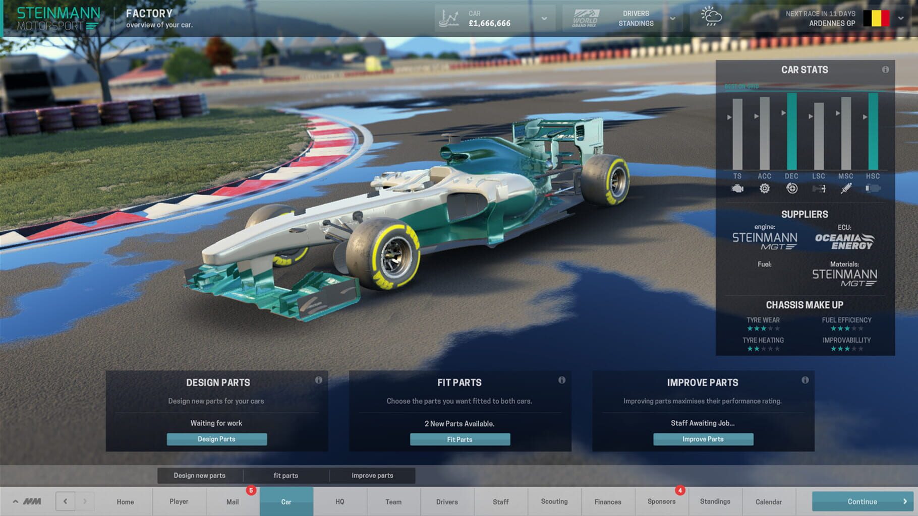 Captura de pantalla - Motorsport Manager