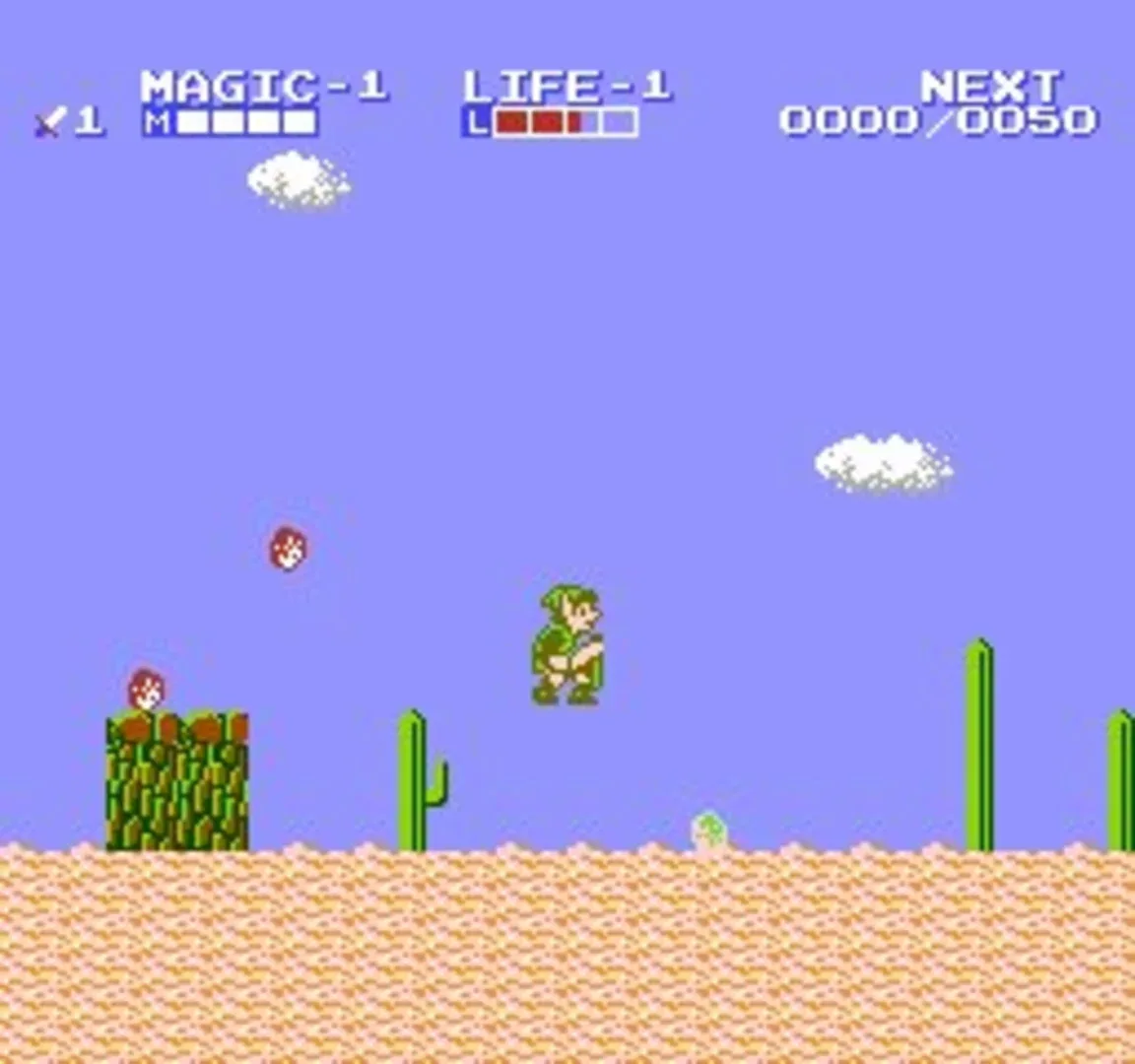 Captura de pantalla - Zelda II: The Adventure of Link