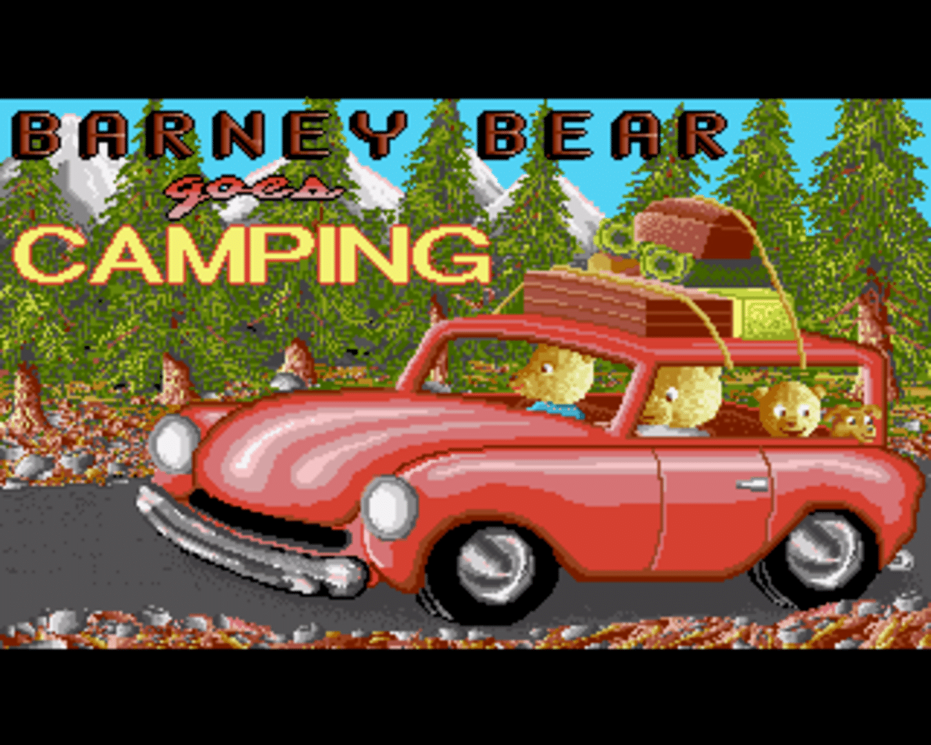 Barney Bear Goes Camping screenshot