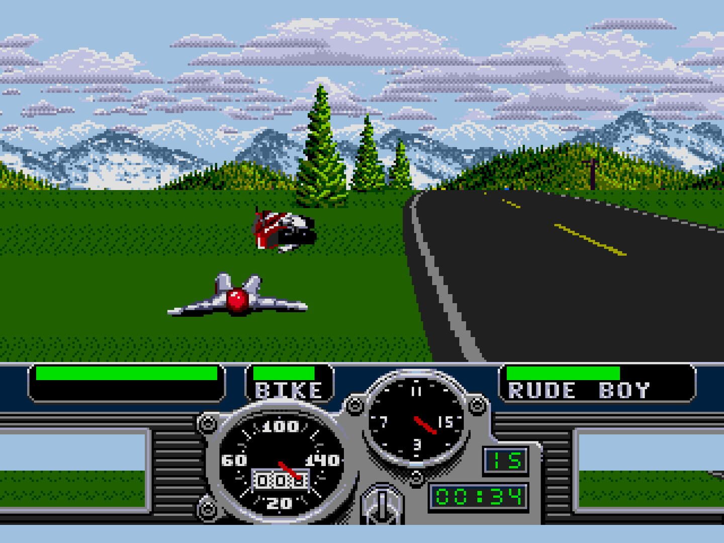 Captura de pantalla - Road Rash