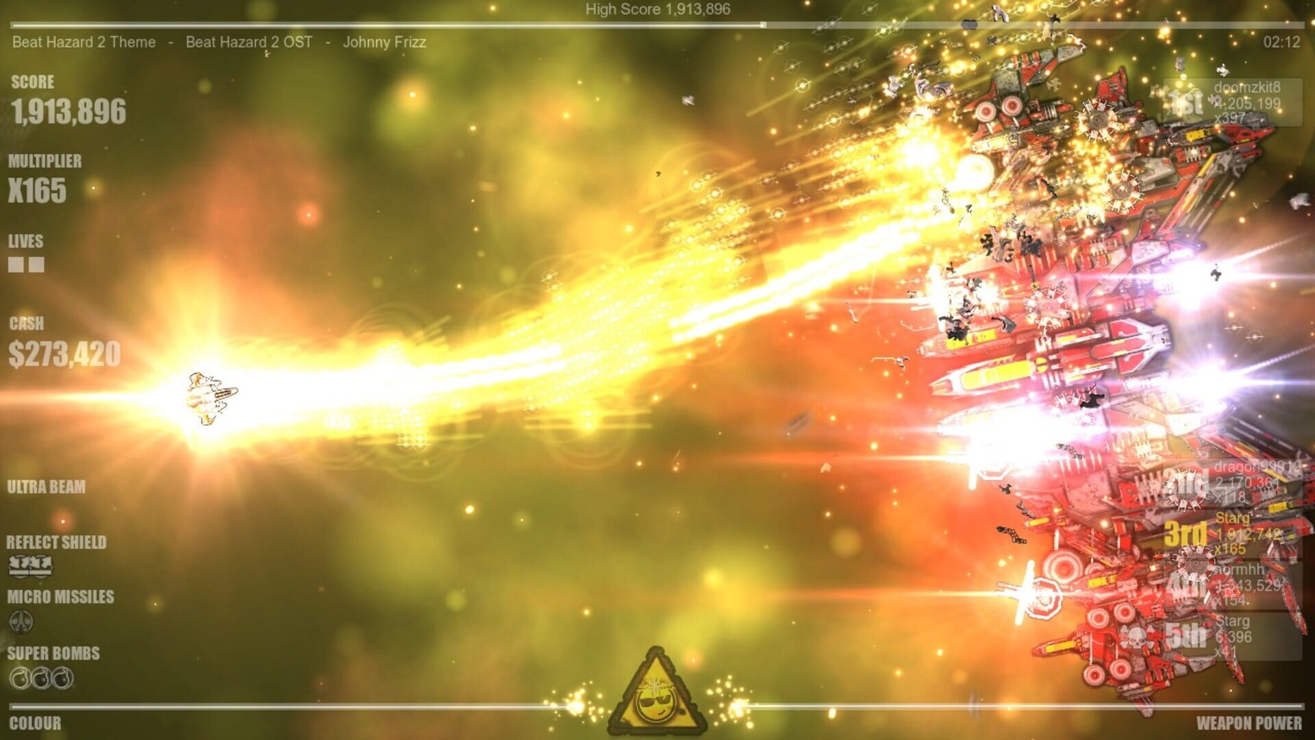 Beat Hazard 2 screenshot