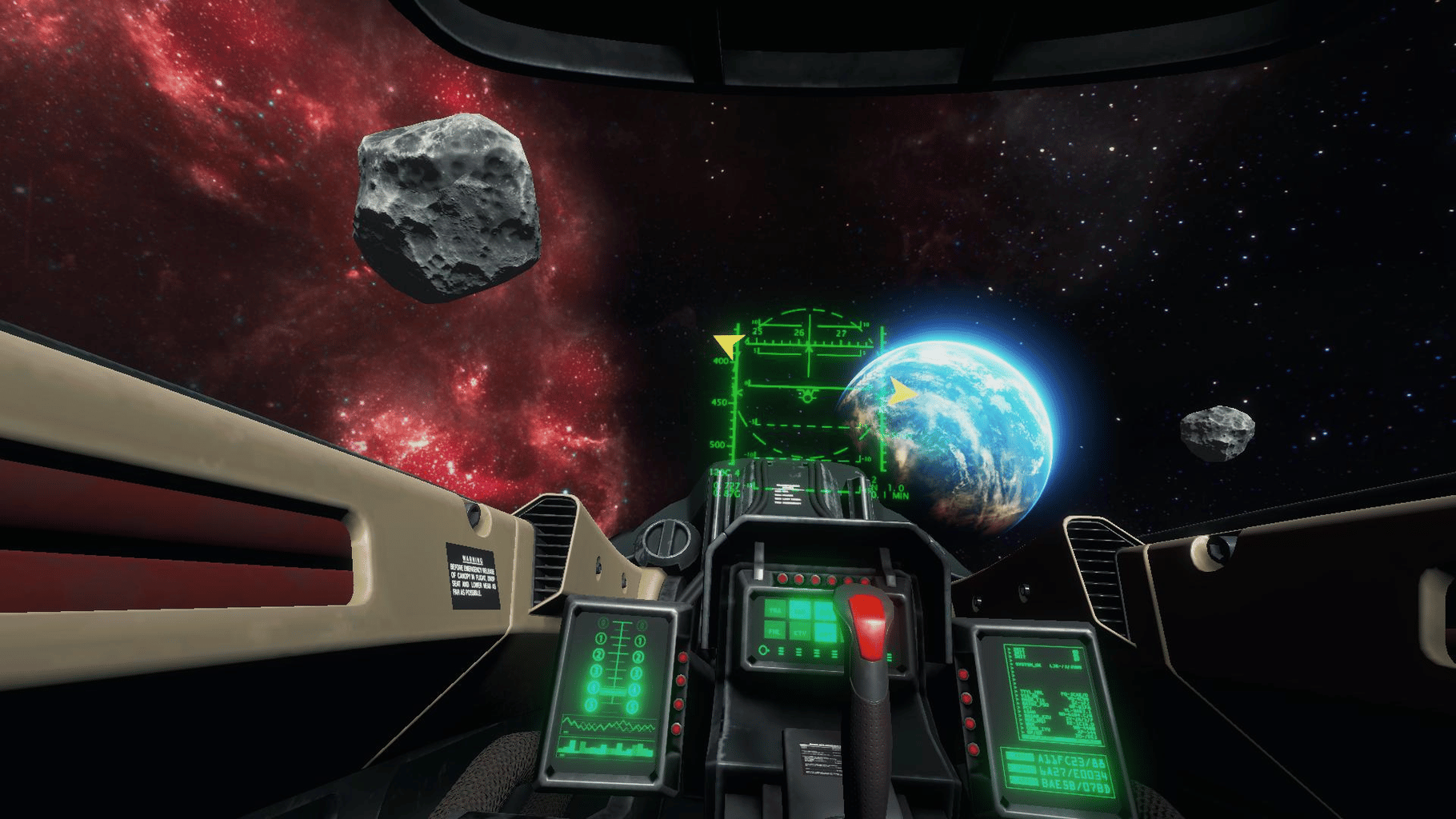 Asteroids VR screenshot