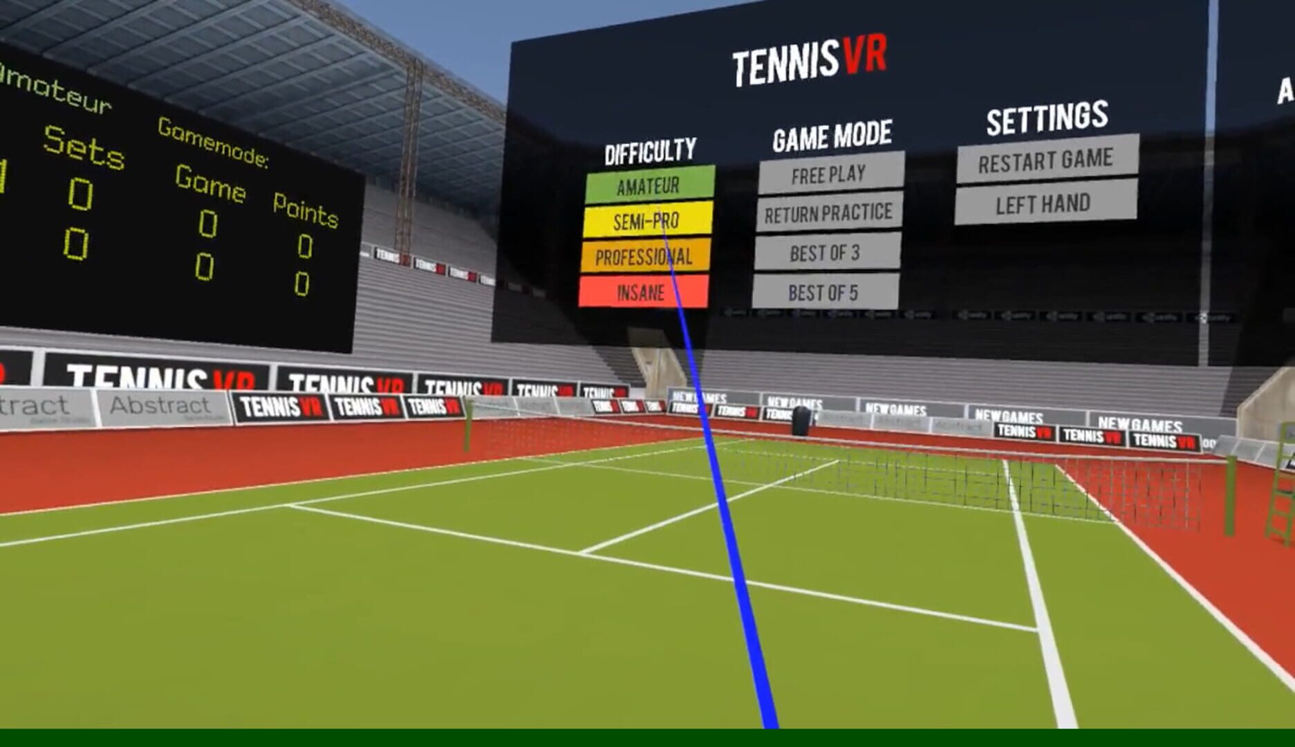 TennisVR - Screenshot