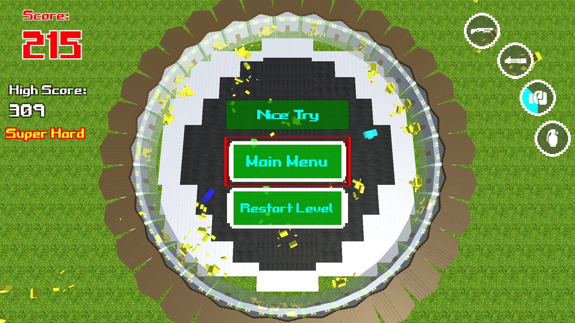 Invasion of the Box People - Screenshot