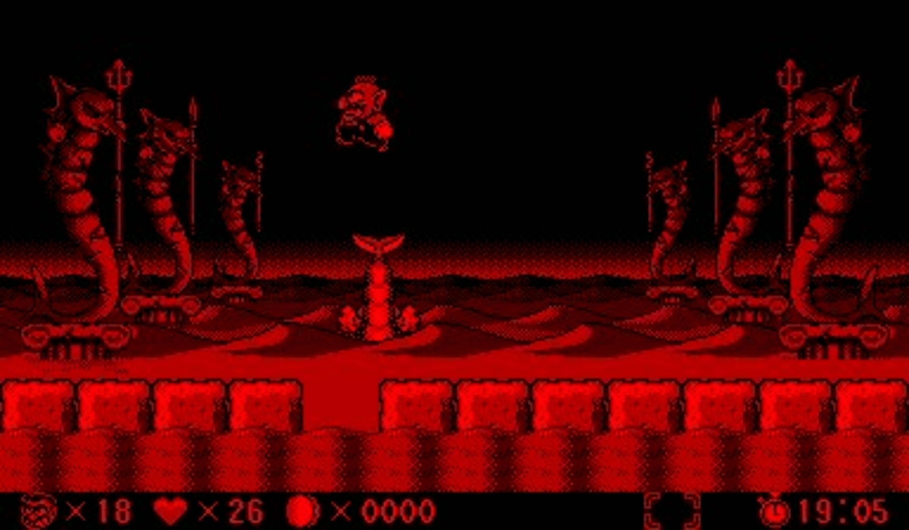 Virtual Boy Wario Land screenshot