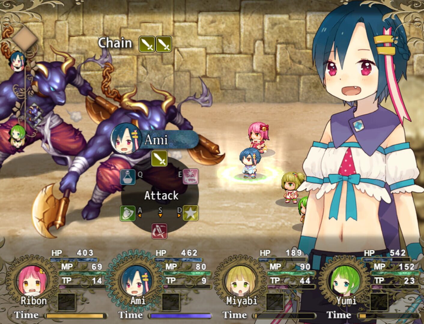 Magical girl's labyrinth - Screenshot