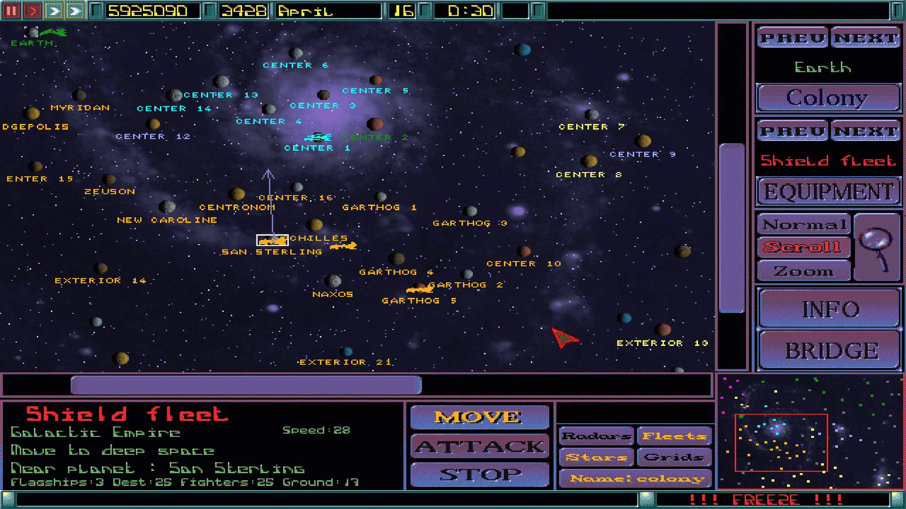 Imperium Galactica screenshot