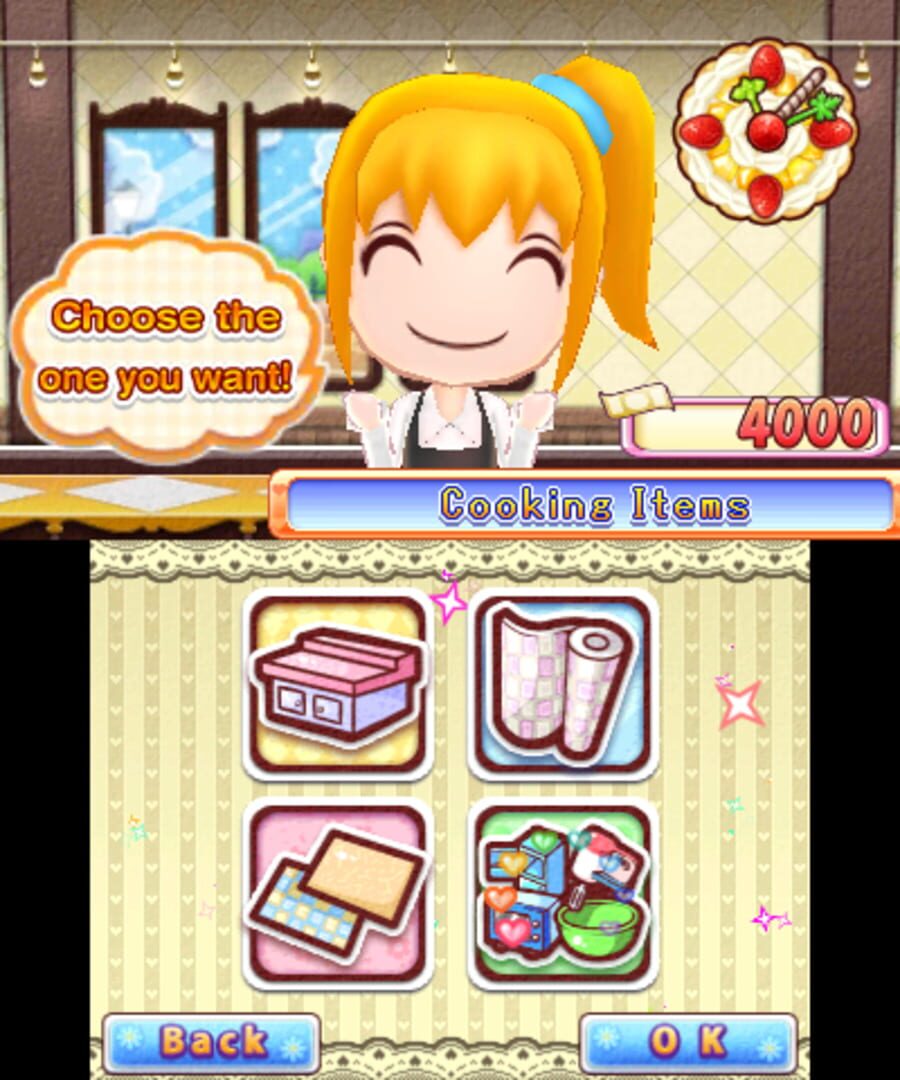 Captura de pantalla - Cooking Mama: Sweet Shop