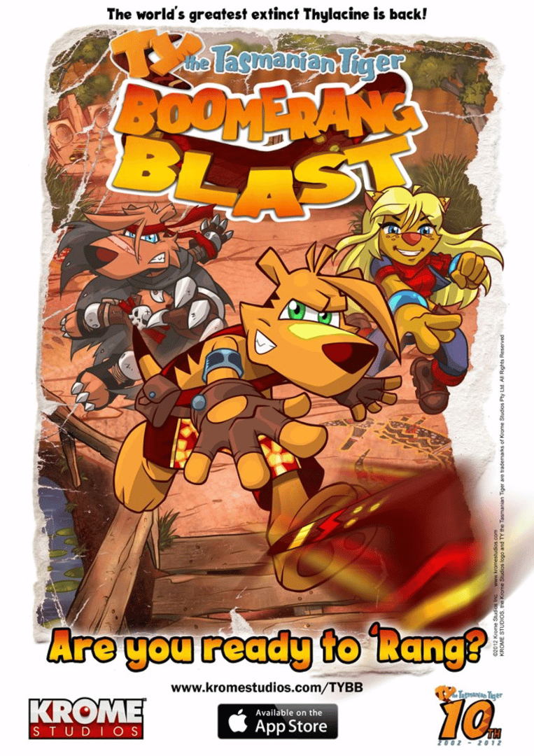 Ty the Tasmanian Tiger: Boomerang Blast Cover