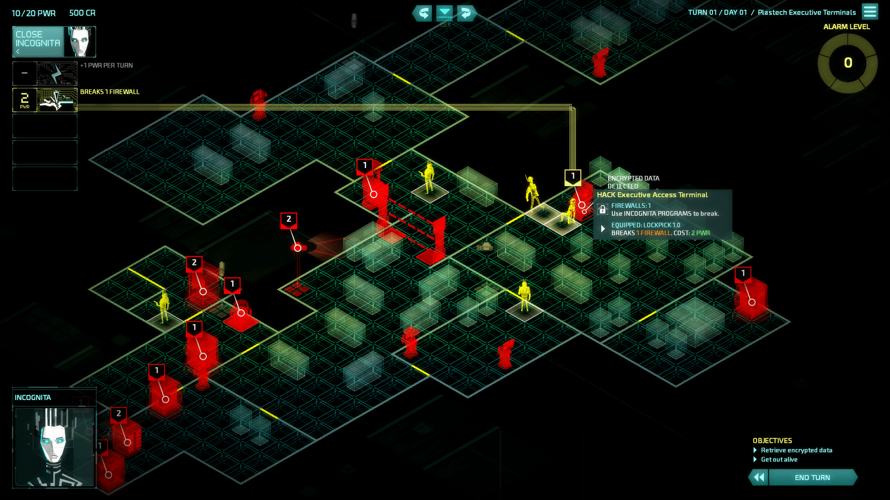 Invisible, Inc. screenshot