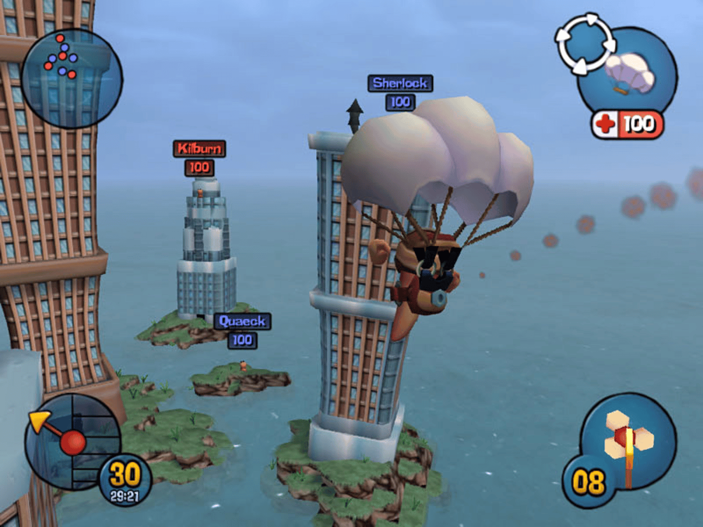 Worms 3D screenshot