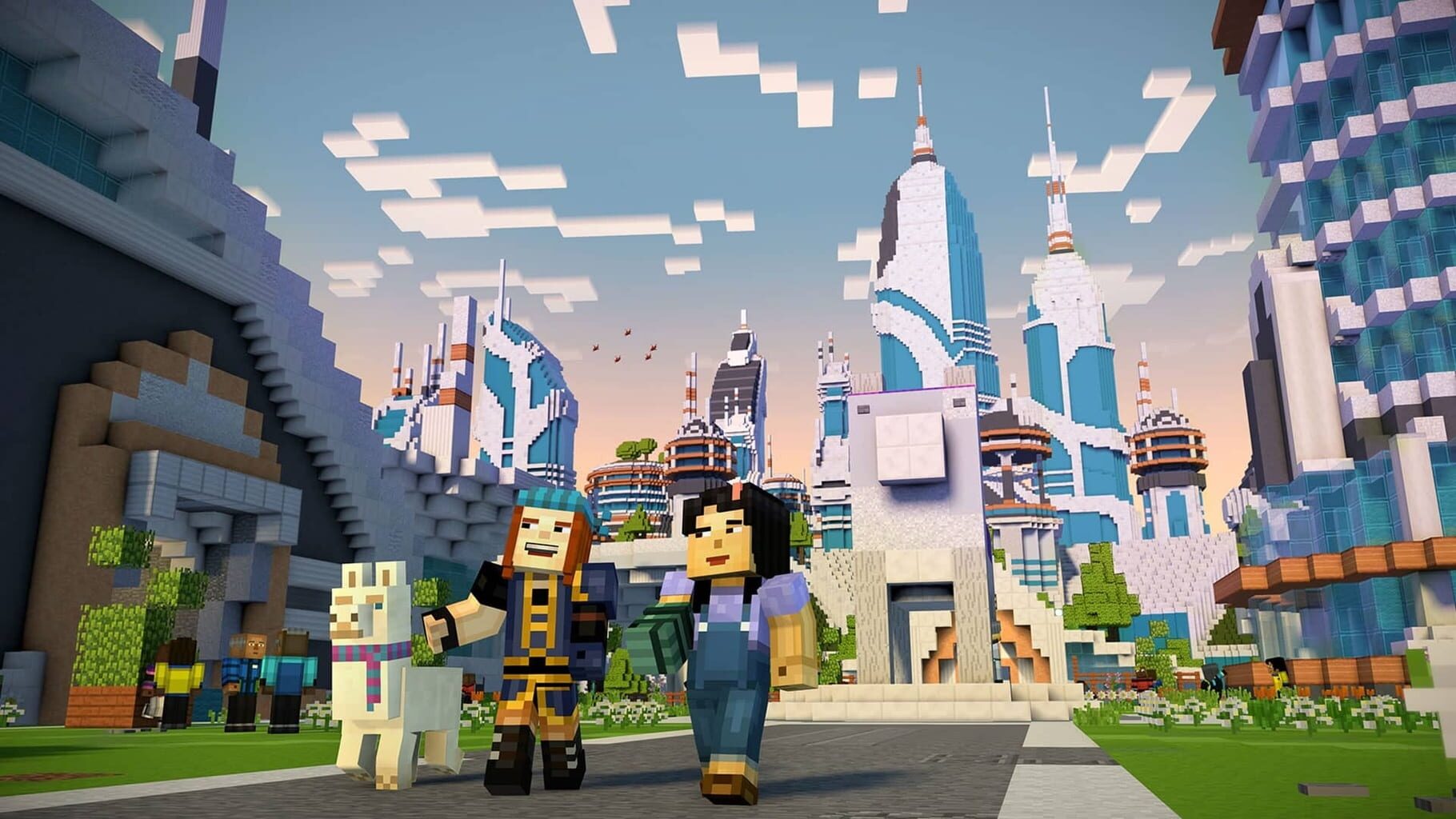 Captura de pantalla - Minecraft: Story Mode Season Two - Episode 1: Hero in Residence