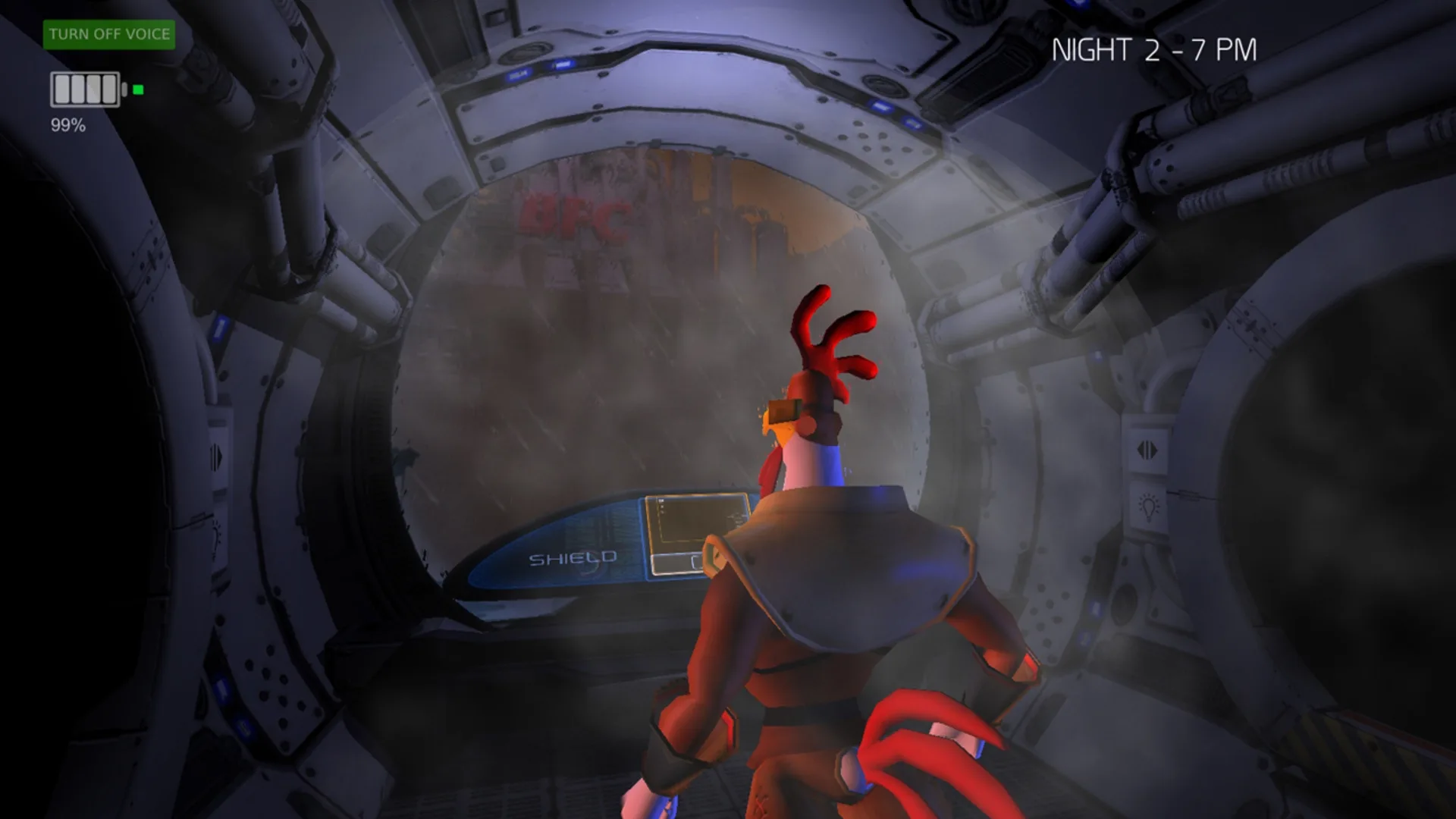 Cluck Yegger in Escape from the Planet of the Poultroid