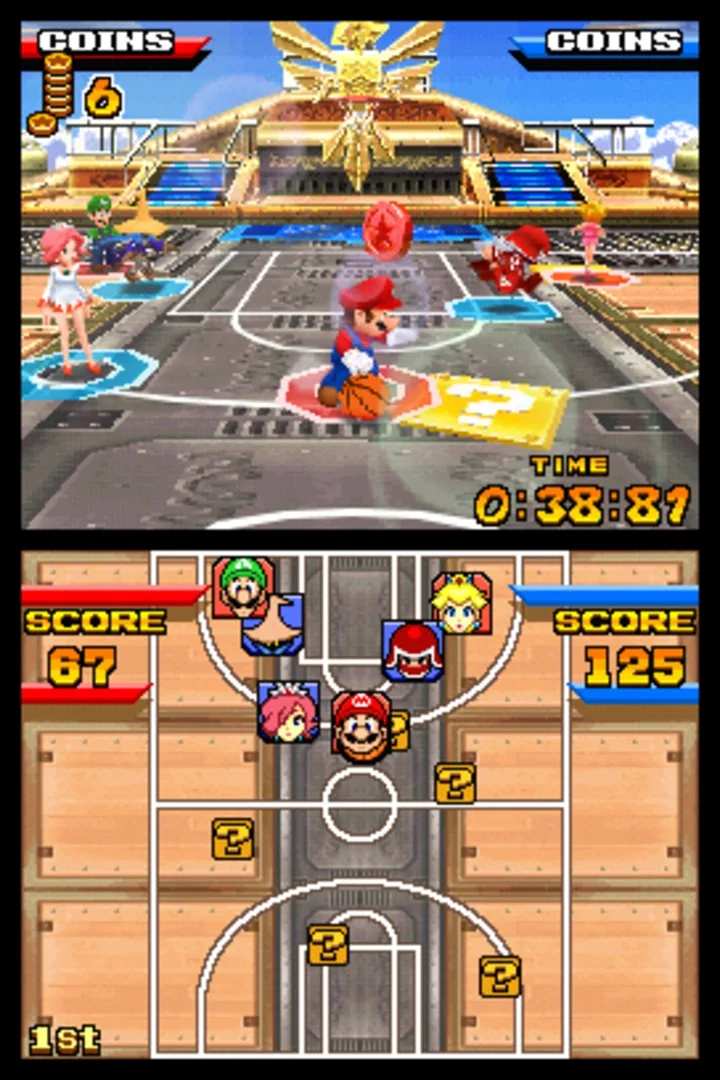 Captura de pantalla - Mario Hoops 3-on-3