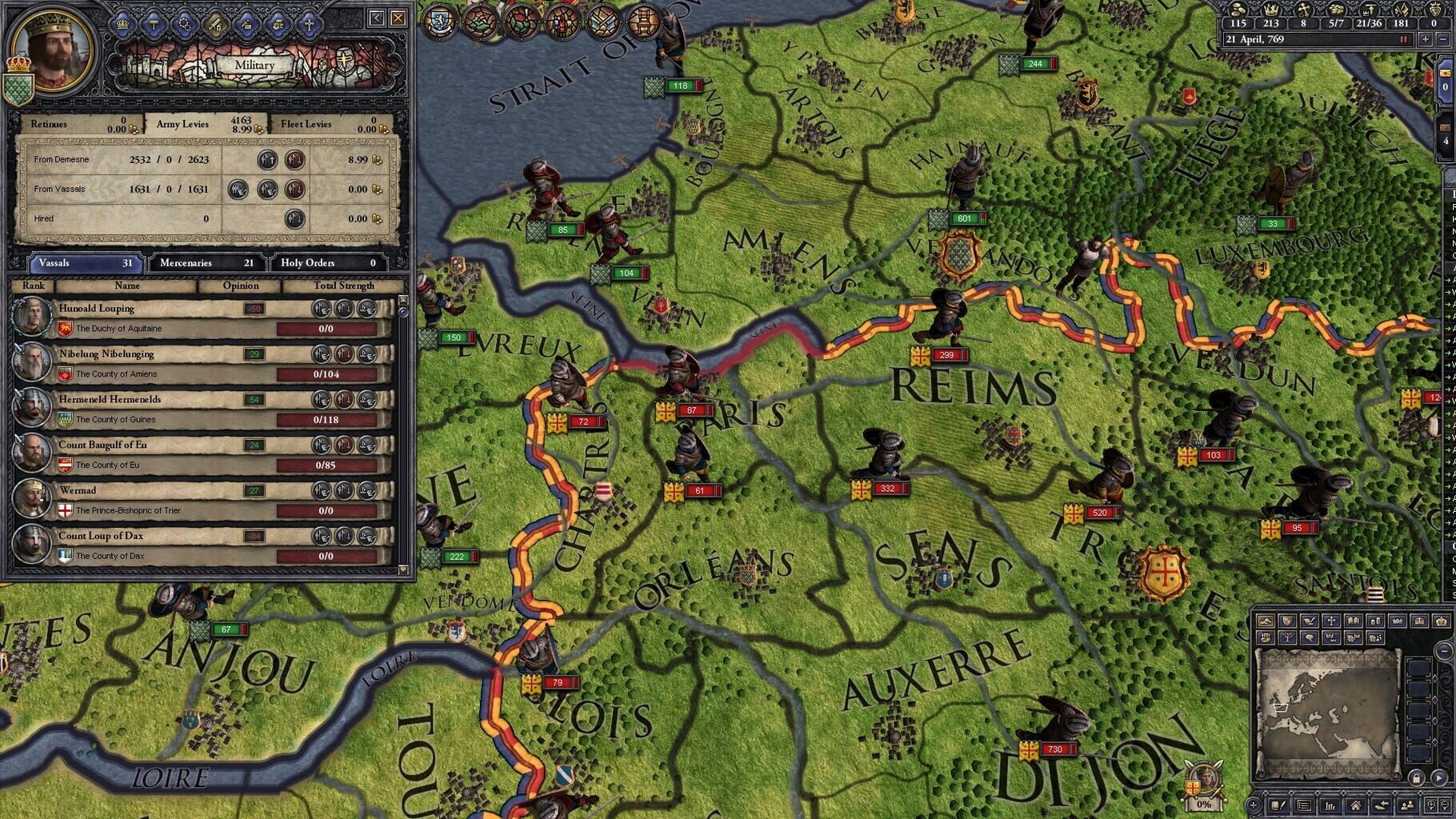 Captura de pantalla - Crusader Kings II: Charlemagne