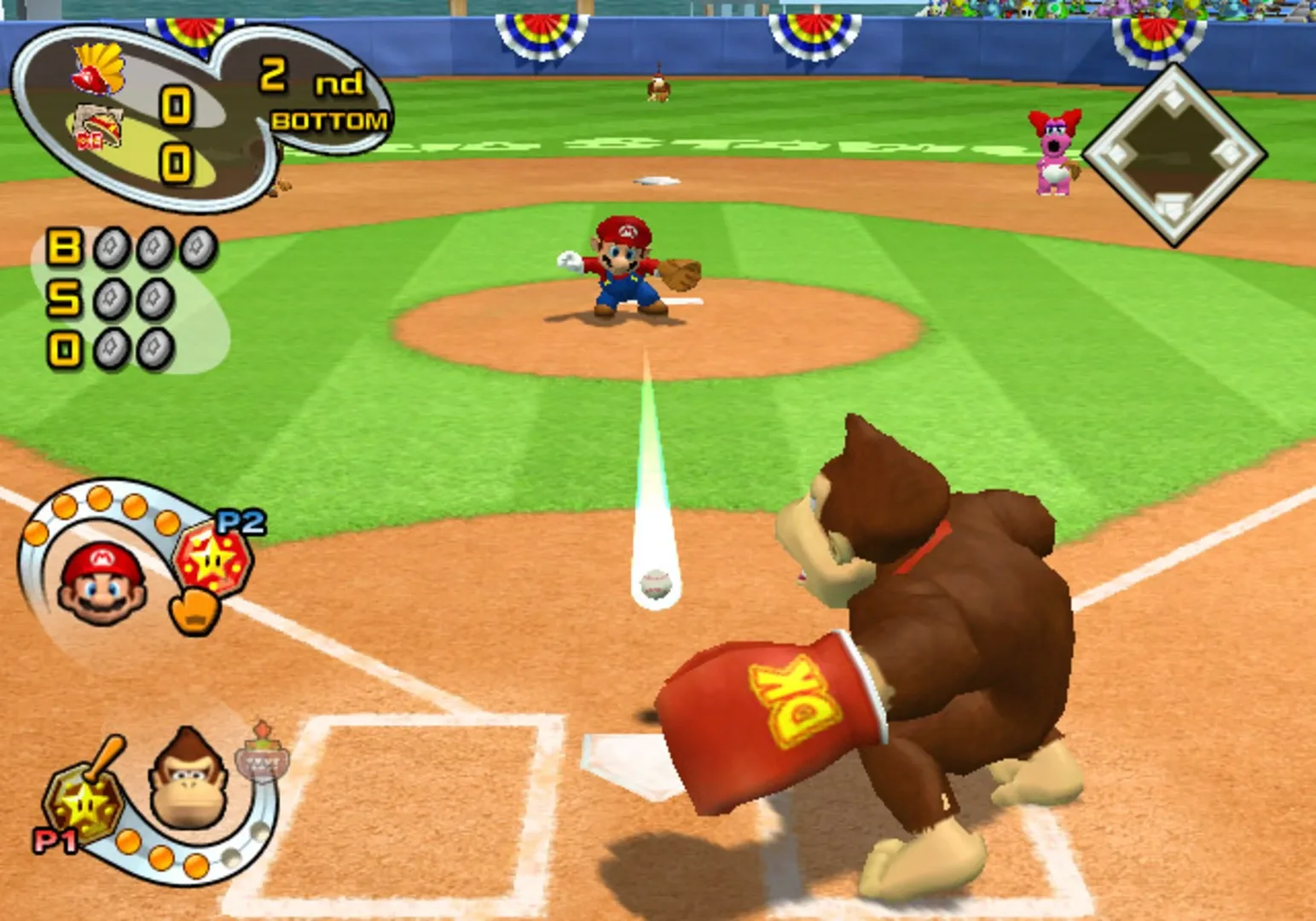 Captura de pantalla - Mario Superstar Baseball