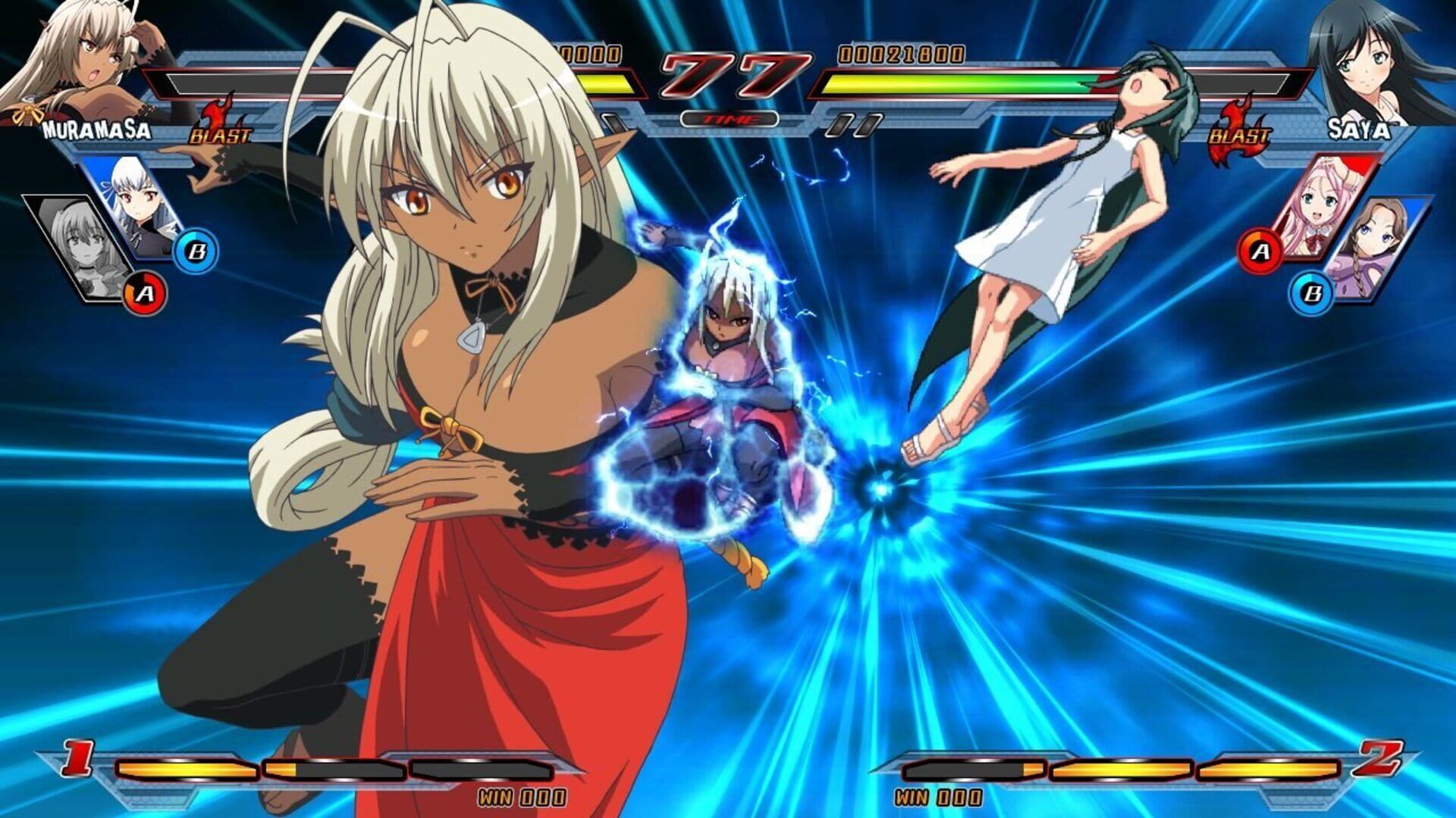 Nitroplus Blasterz: Heroines Infinite Duel screenshot