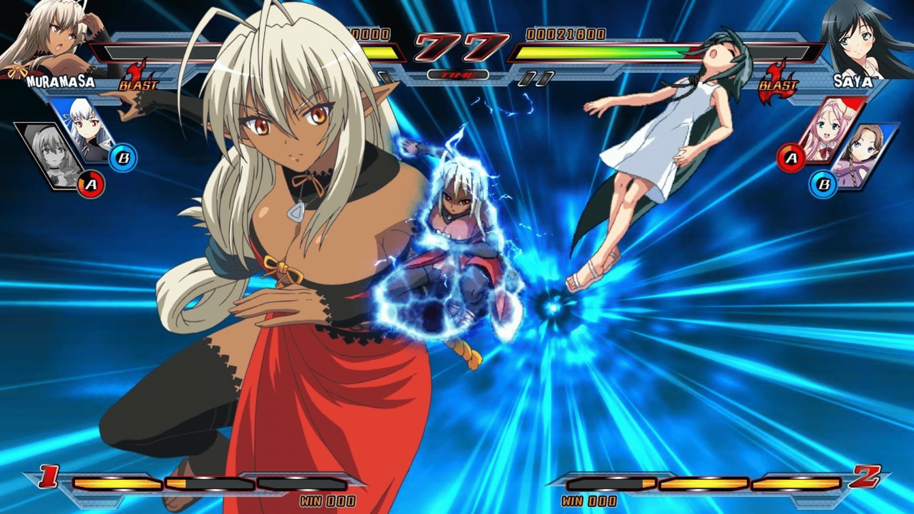 Nitroplus Blasterz: Heroines Infinite Duel screenshot