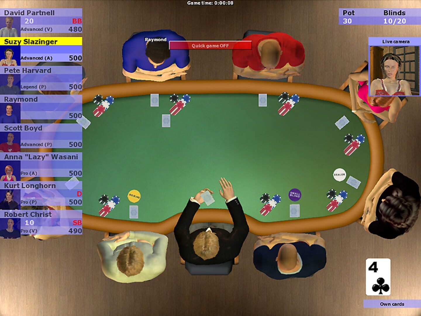 Poker Simulator - Screenshot