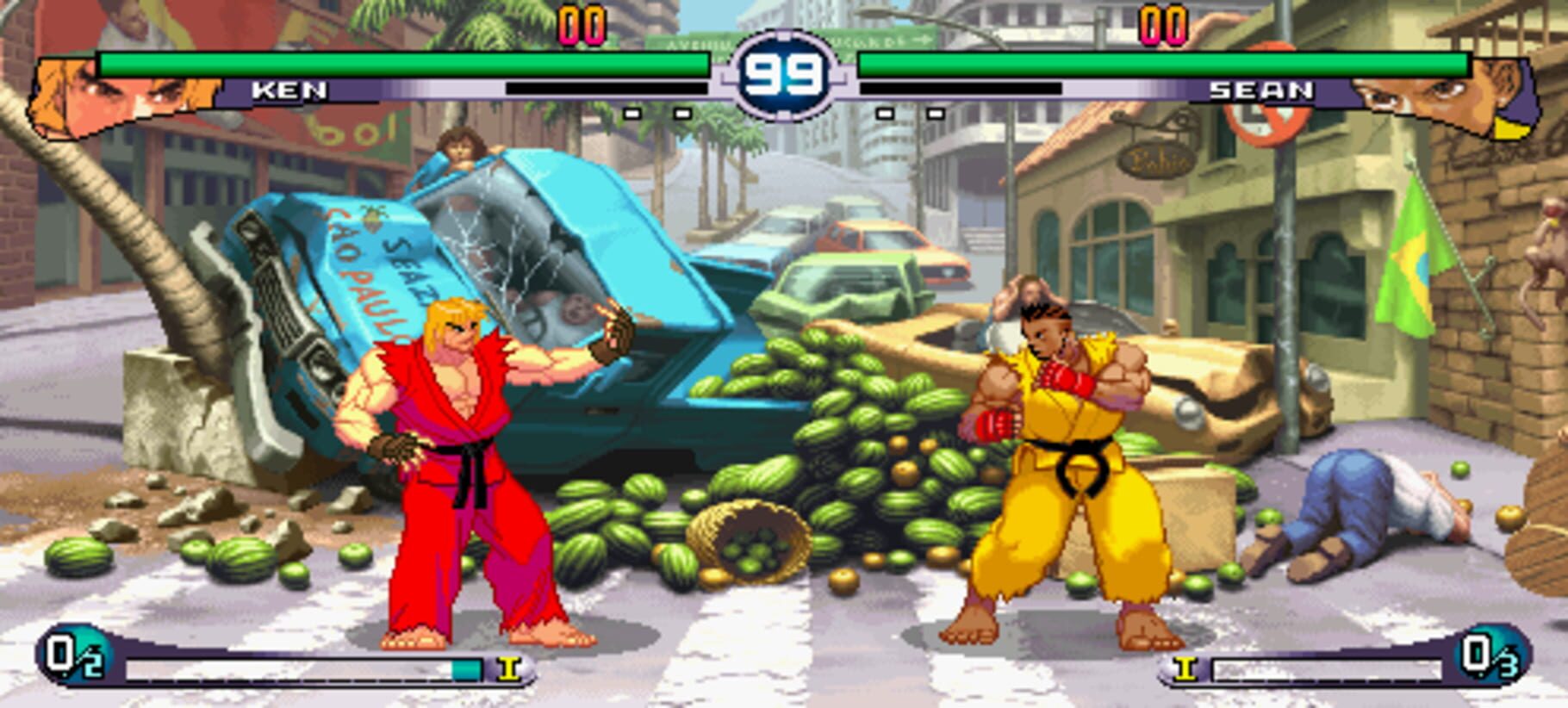 Captura de pantalla - Street Fighter III 2nd Impact: Giant Attack