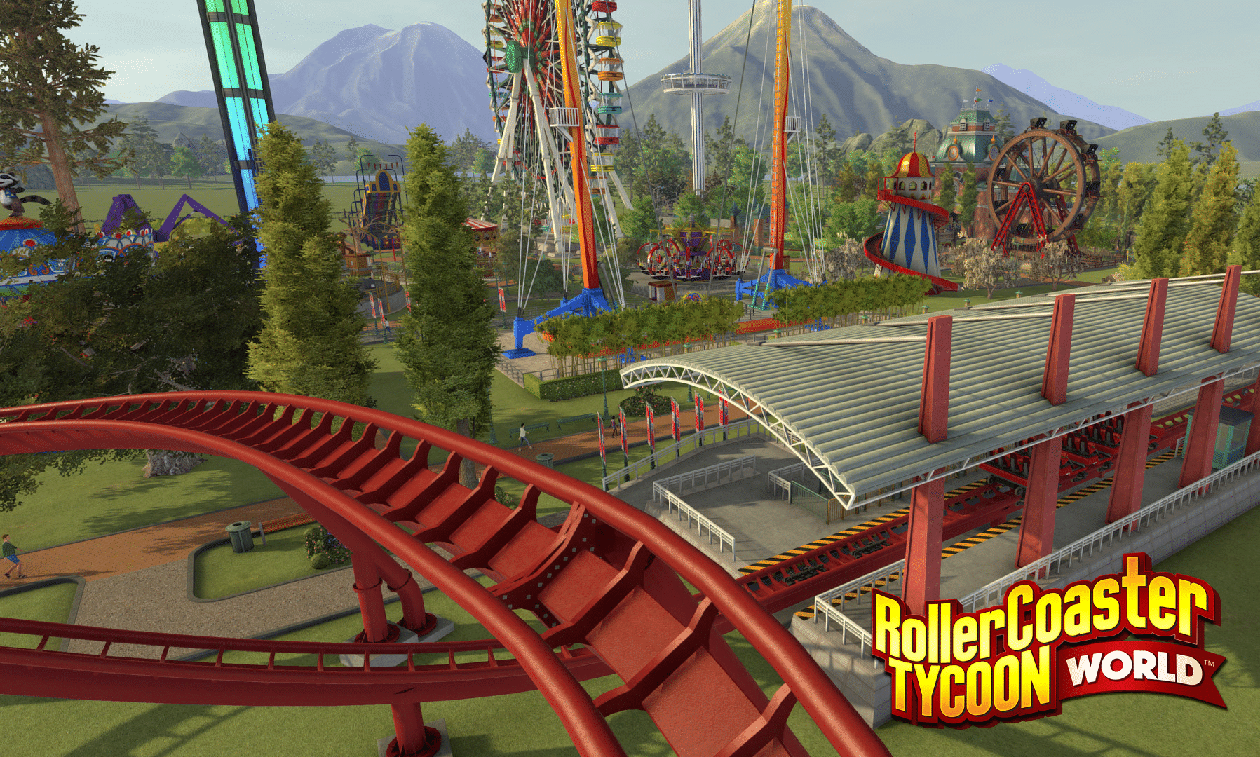 RollerCoaster Tycoon World screenshot