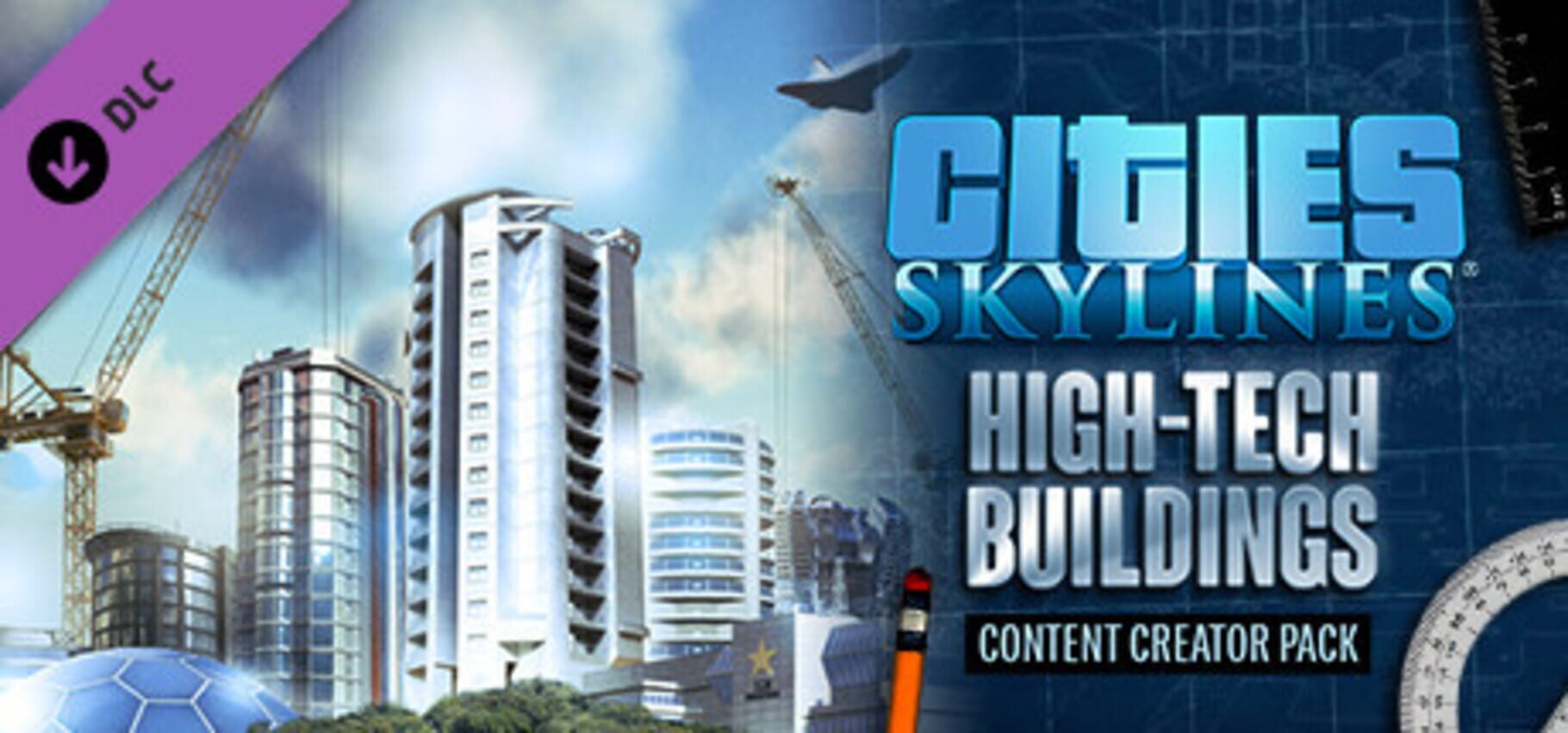 Cities: Skylines - Content Creator Pack: High-Tech Buildings (2016)