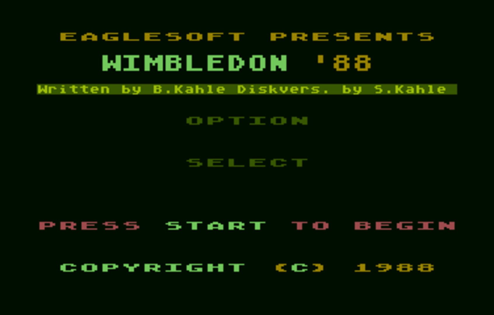 Wimbledon '88 (1988)