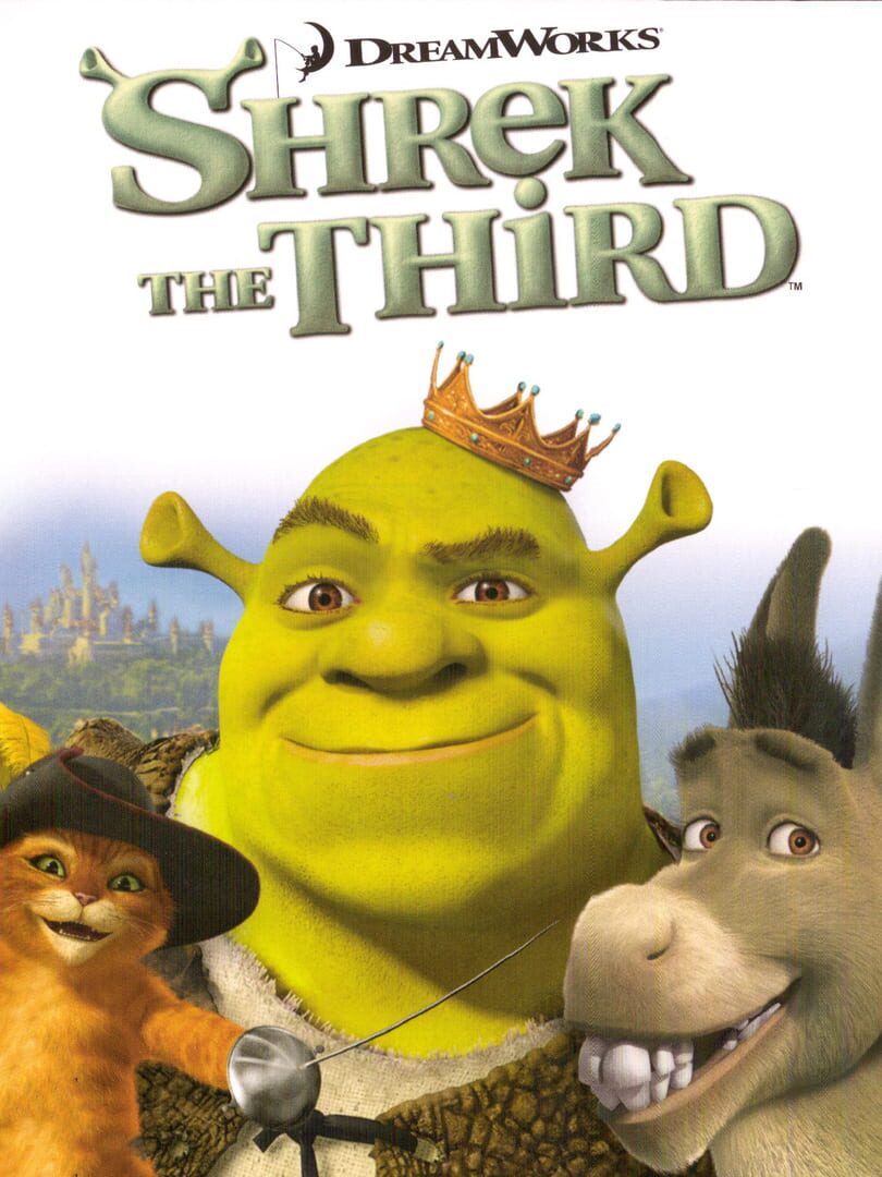 Игра Shrek the Third (2007). Дата выхода, трейлеры, системные требования,  список переводов, скриншоты, арты, новости, рейтинг, отзывы, решение  проблем (устранение неисправностей), прохождение, steam id, количество  продаж.