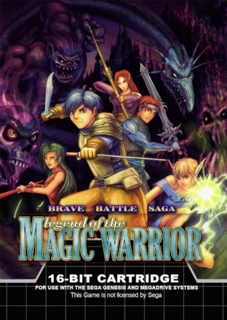 Brave Battle Saga: Legend of the Magic Warrior Cover