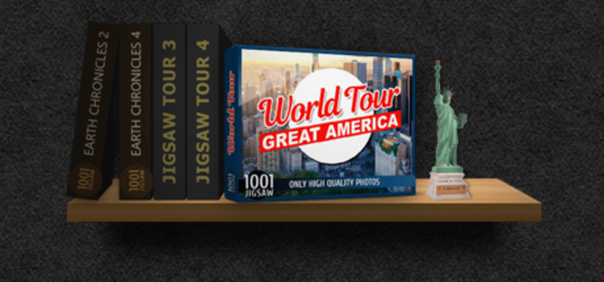 1001 Jigsaw: World Tour - Great America Cover