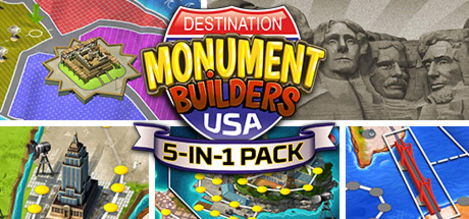 5-in-1 Pack: Monument Builders - Destination USA (2016)