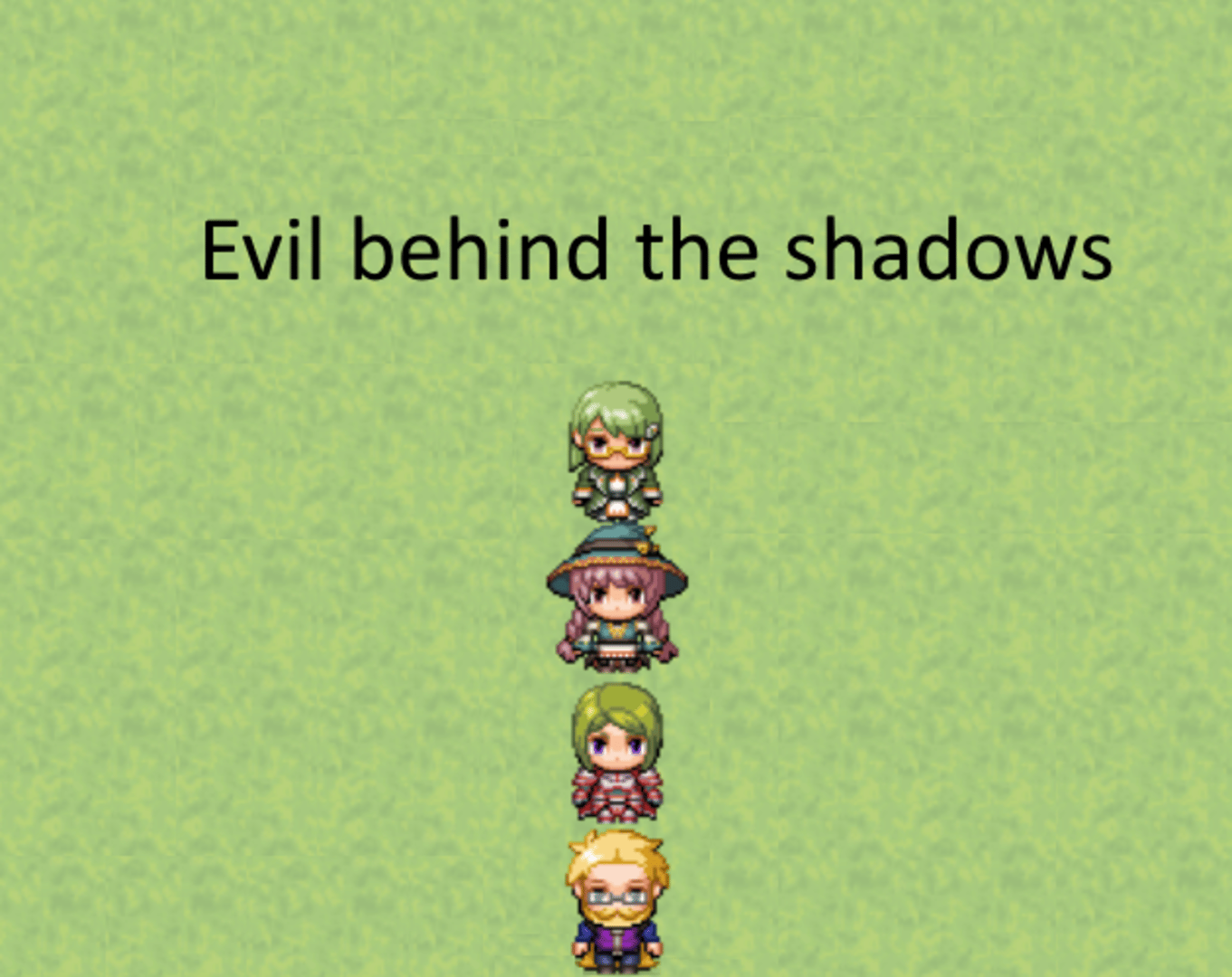 Evil behind the shadows Cover