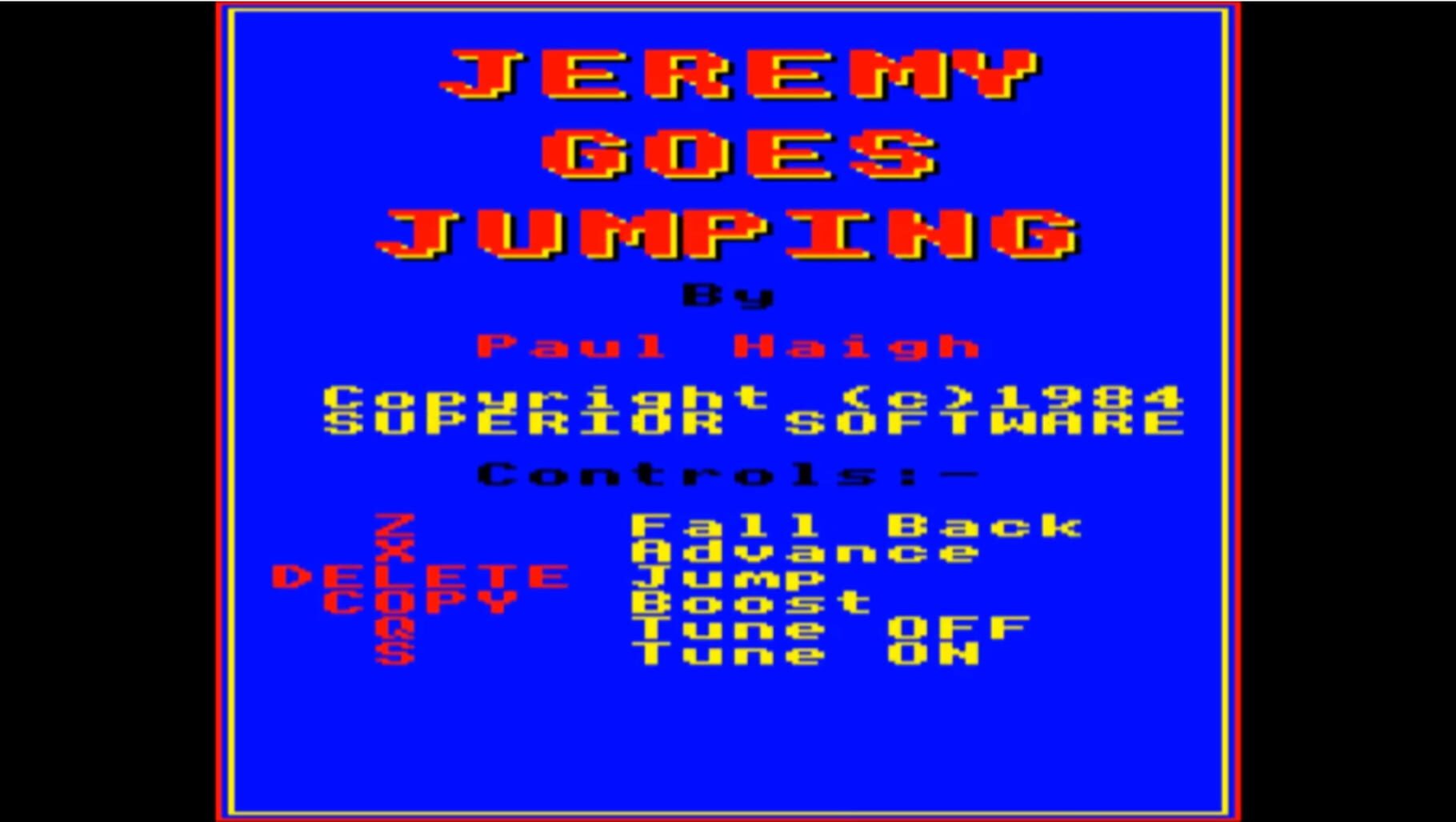 Jeremy Goes Jumping (1984)