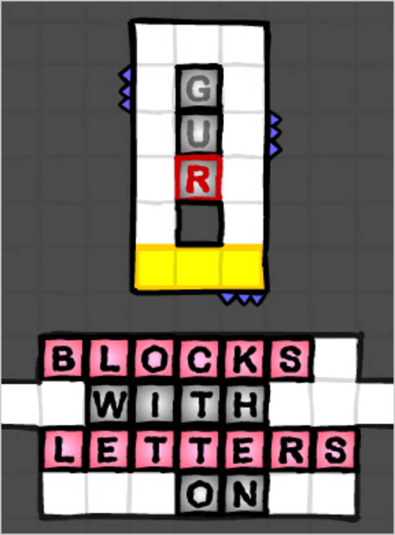 Blocks With Letters On Cover