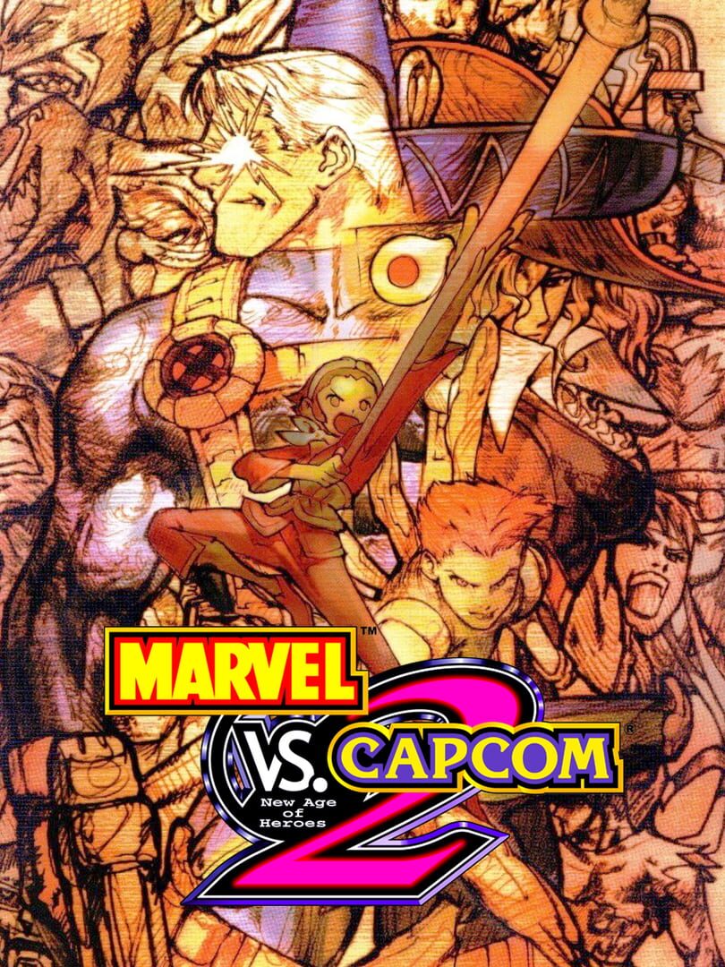 Marvel vs. Capcom 2: New Age of Heroes cover art