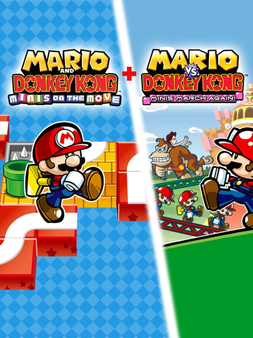 Mario and Donkey Kong: Minis on the Move + Mario vs. Donkey Kong: Minis March Again!