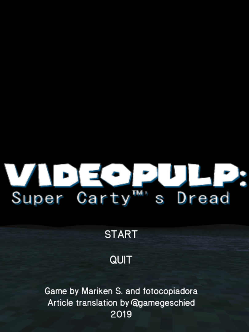 Videopulp: Super Carty's Dread Cover