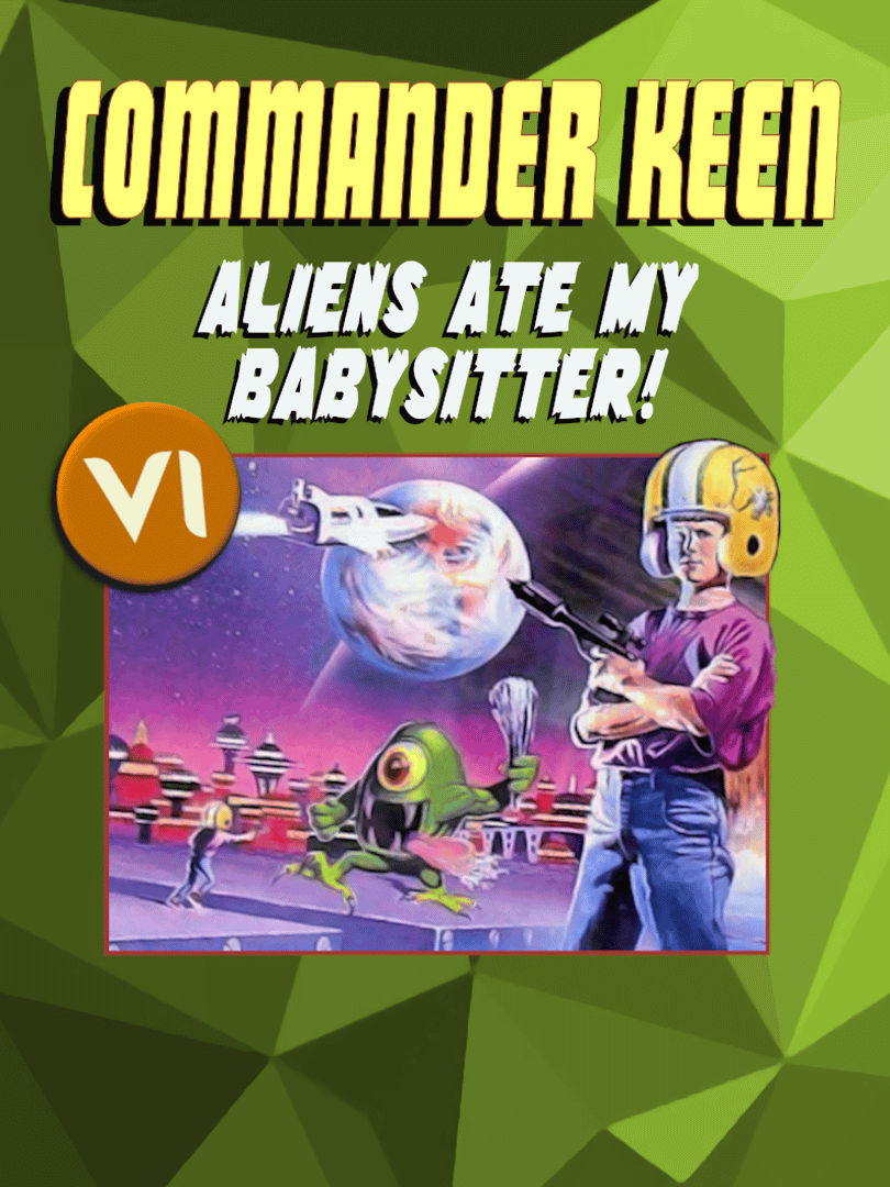 Commander Keen in Aliens Ate My Baby Sitter! Cover