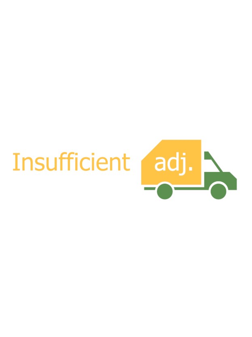Insufficient Adjectives Cover