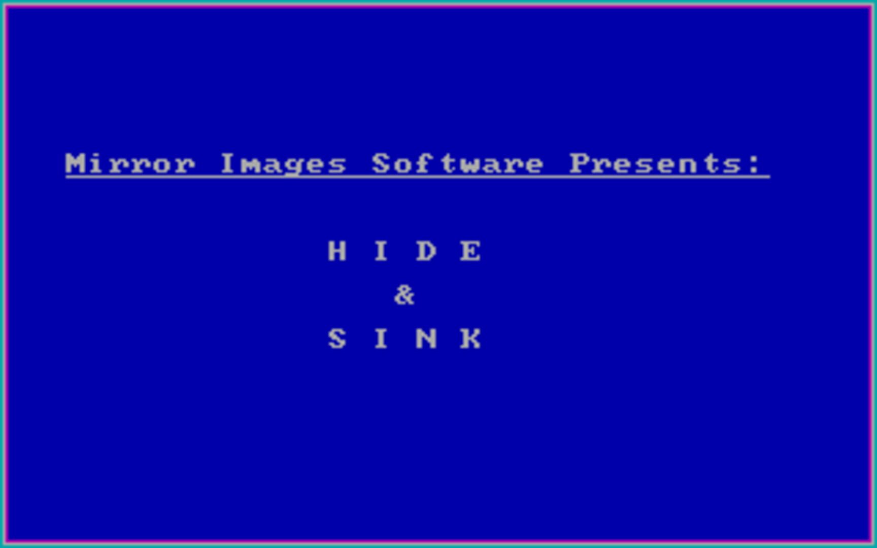 Hide & Sink (1983)