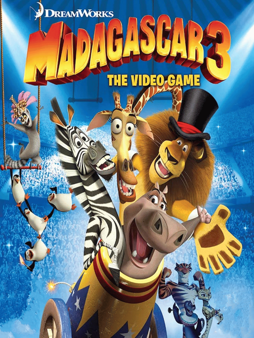 Madagascar 3: The Video Game Cover