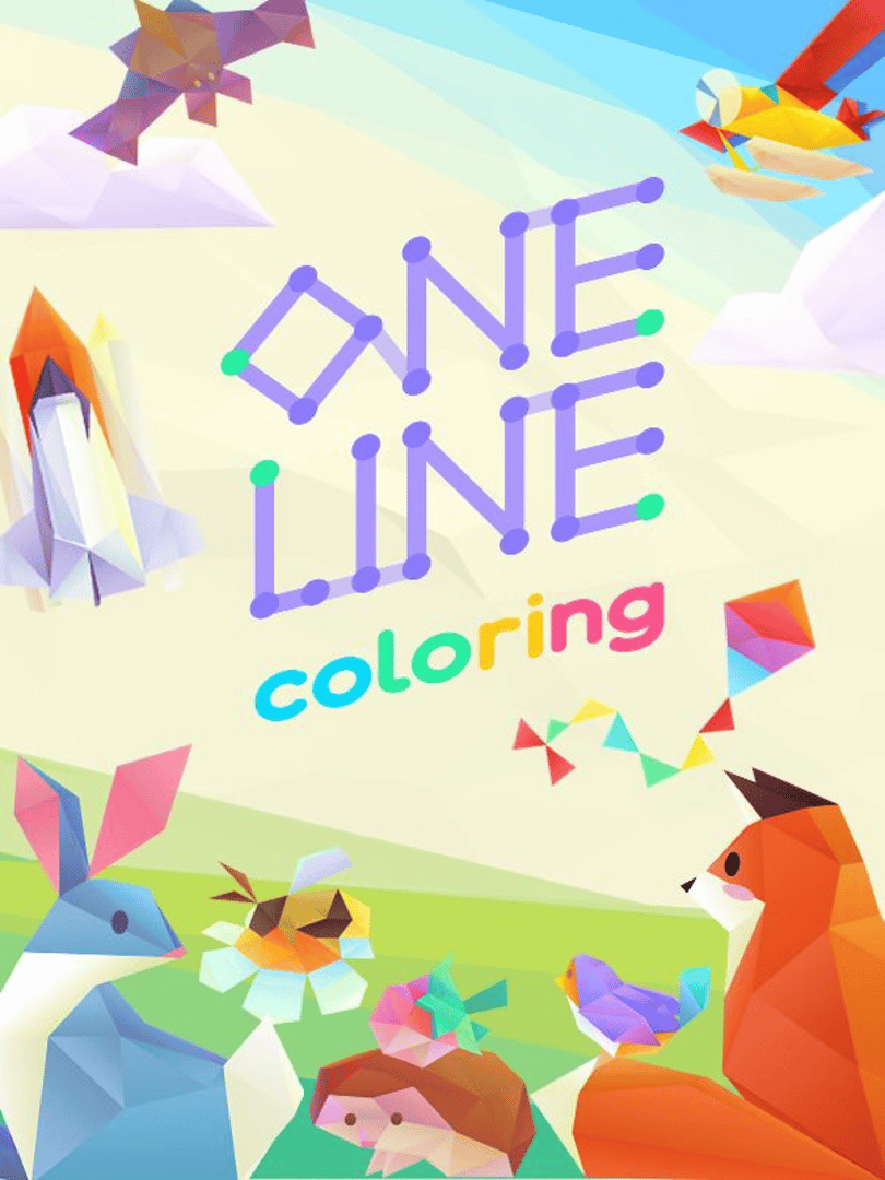 One Line Coloring Cover