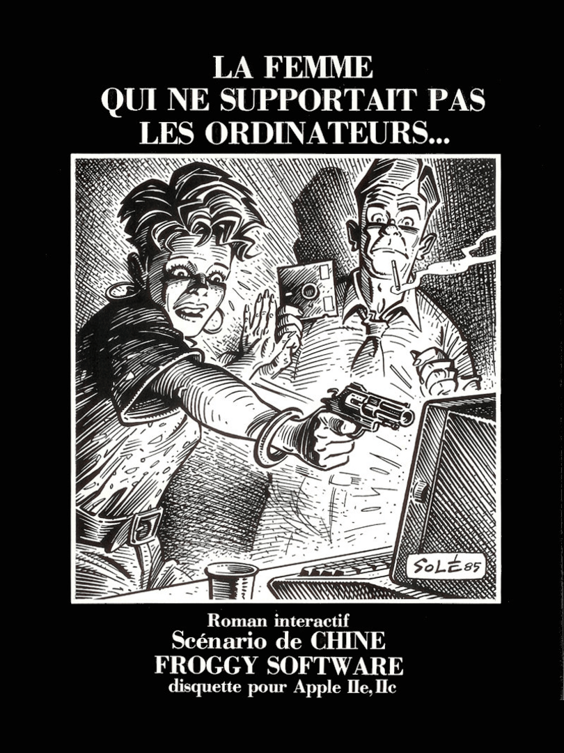 La femme qui ne supportait pas les ordinateurs Cover