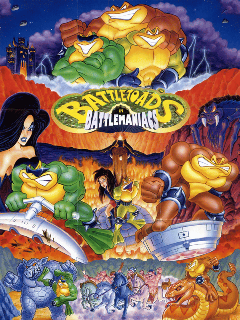 Battletoads In Battlemaniacs Cover