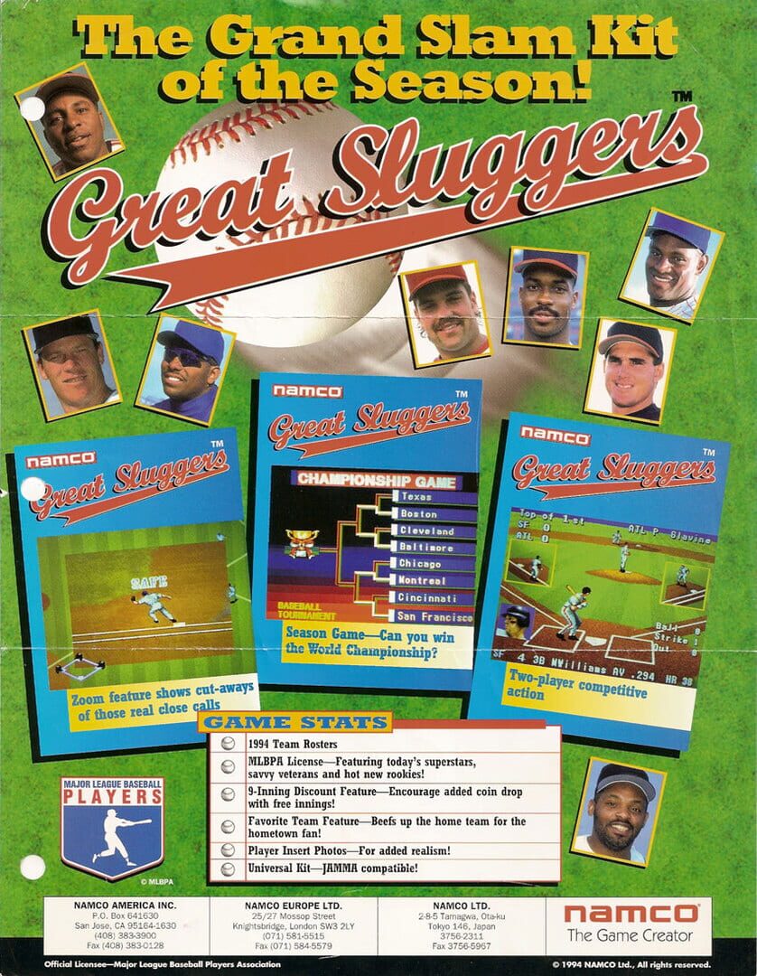 Great Sluggers: New World Stadium