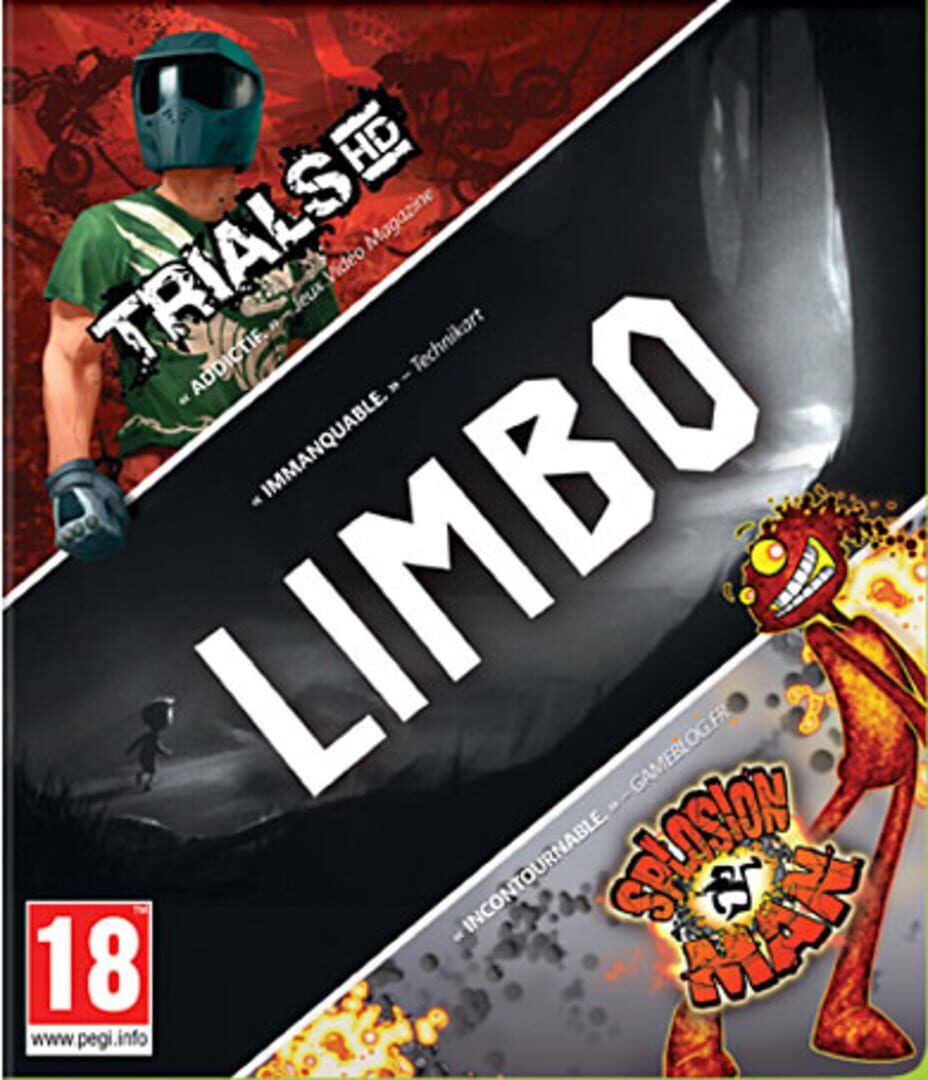 Triple Pack: Trials HD, Limbo, Splosion Man cover art